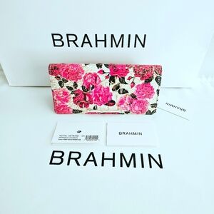 NWT Brahmin ROMANTIC ROSE Adelle Wallet